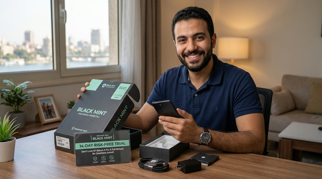 Black Mint 14-day return policy no-risk trial for refurbished devices