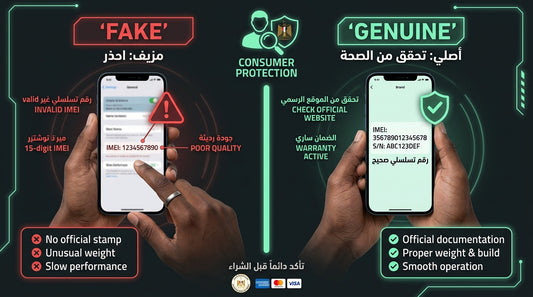 Spotting fake stolen iPhone in Egypt IMEI check buyer guide