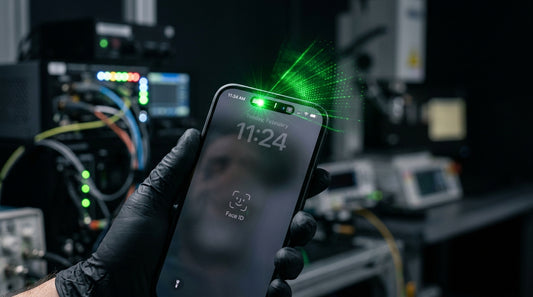 فحص Face ID في أيفون منتد في مختبر بلاك منت