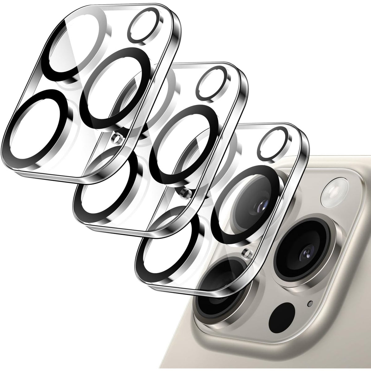 9H Camera Lens Protector for iPhone 11 Pro Max, 12 Pro Max, 13, 14