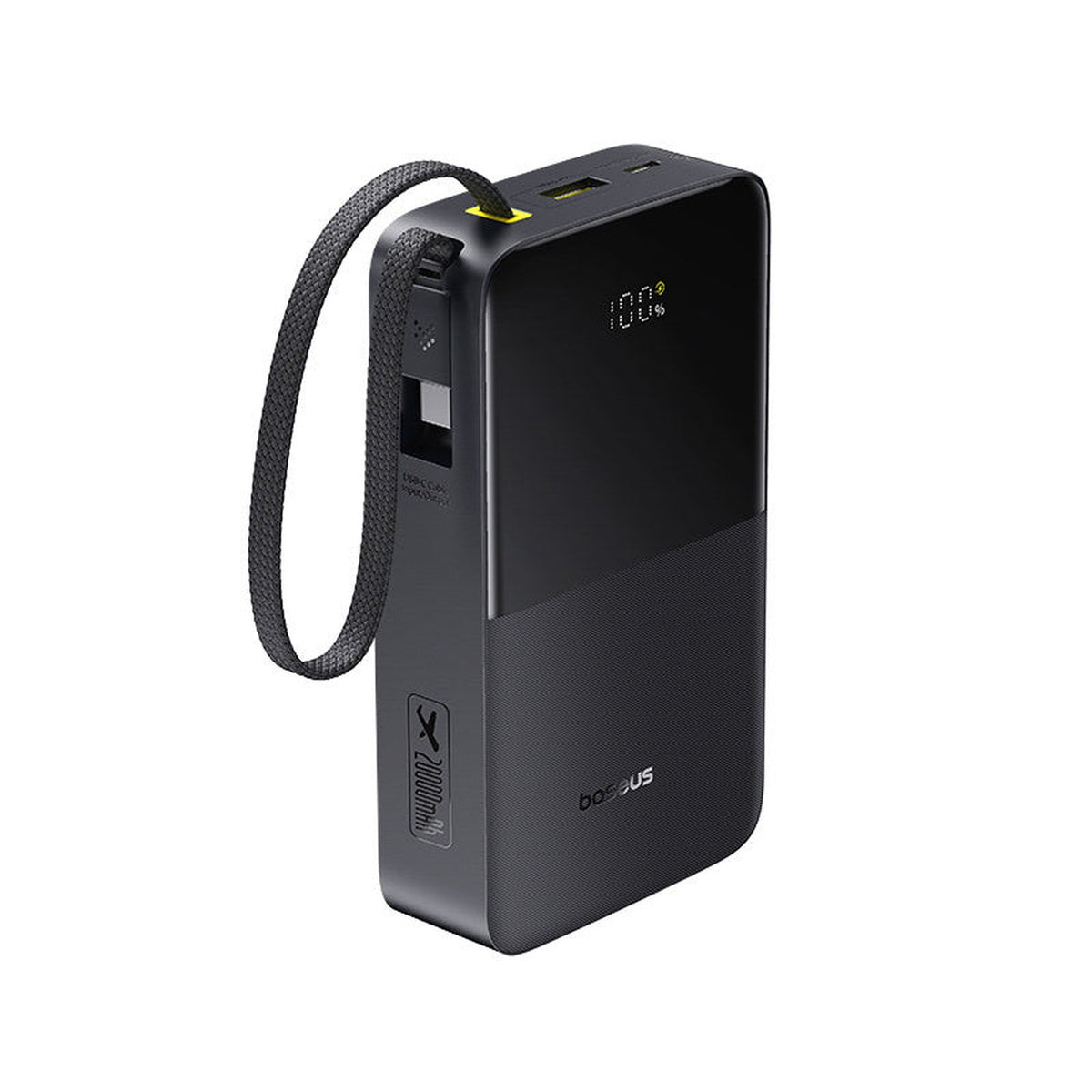 Baseus EnerFill FC51 Bipow2 Pro 20000mAh 22.5W Power Bank, Digital Display, Built-in USB-C Cable