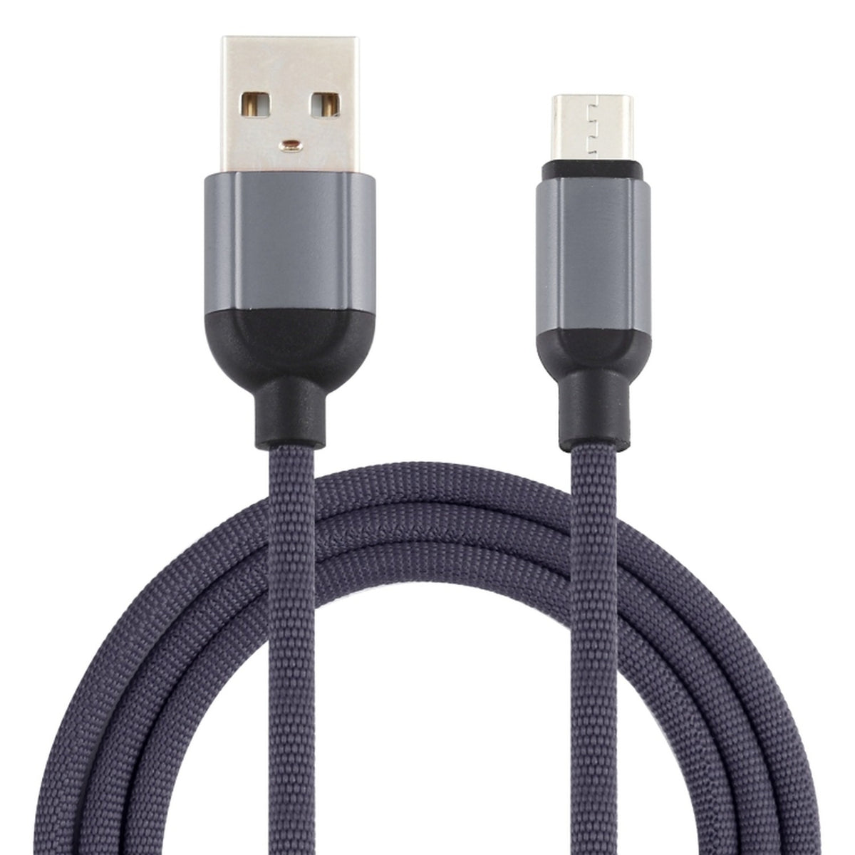 3Tech TM201 Braided USB-A to Micro-USB Cable, 1 m, Aluminum Alloy Connectors