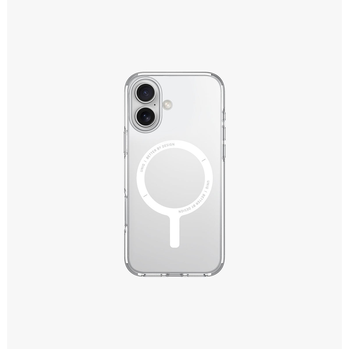 Uniq Clario Eco-Friendly MagClick Clear Case for iPhone 16