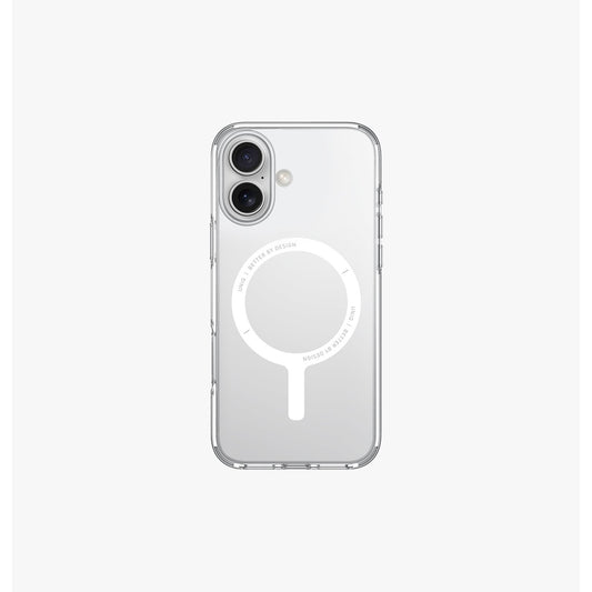Uniq Clario Eco-Friendly MagClick Clear Case for iPhone 16