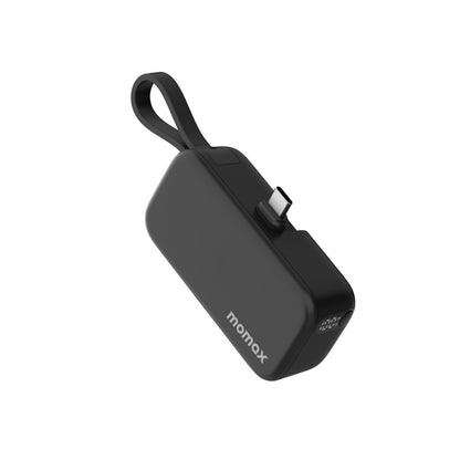 Momax 1-Power Mini 5000mAh 20W PD Power Bank with Built-in Foldable USB-C Connector (2)