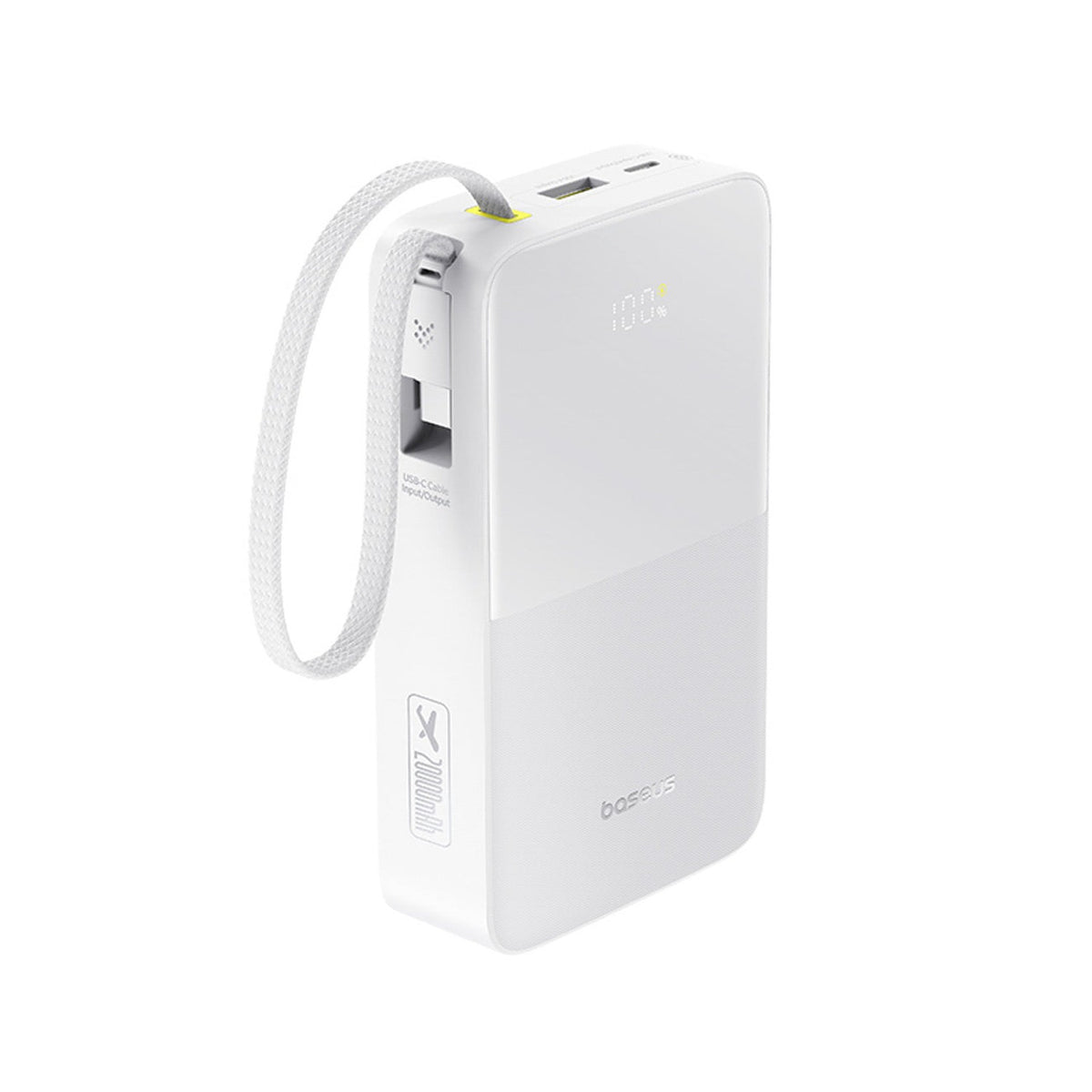 Baseus EnerFill FC51 Bipow2 Pro 20000mAh 22.5W Power Bank, Digital Display, Built-in USB-C Cable (2)