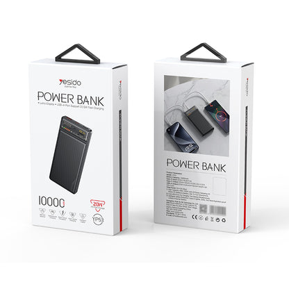 Yesido YP53 10000mAh Power Bank, 22.5W USB-A and 20W USB-C PD Output (2)